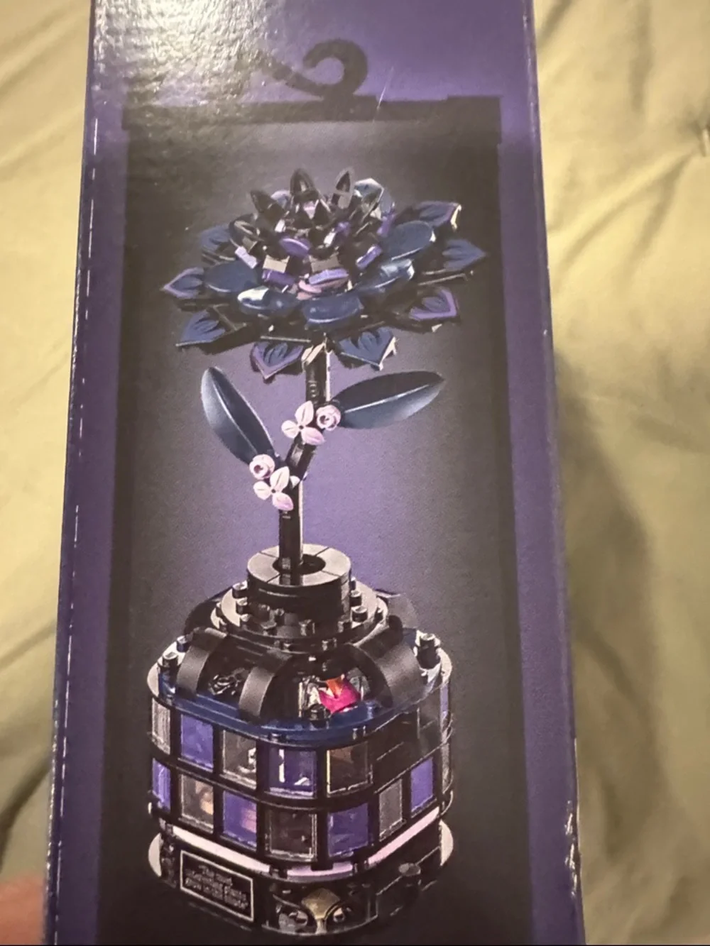 Lego Wednesday Black Dahlia Flower